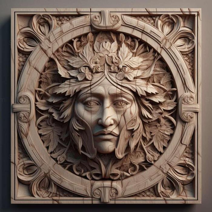 Patterns and decorations (stl Zeltrons 3, PATTERN_1599) 3D models for cnc